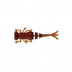 Мягкая приманка Brown Perch Kurva ХХХ Машинное масло зеленая шуба UV 90мм 6,5гр цвет 011 4 шт