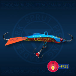 Балансир рыболовный для зимней рыбалки Sprut Usuri №7 17г 70мм RB+тр. с ф/к