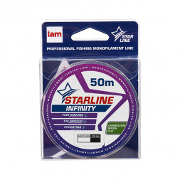 Леска IAM STARLINE INFINITY 50m Хамелеон Зелёный d0.181