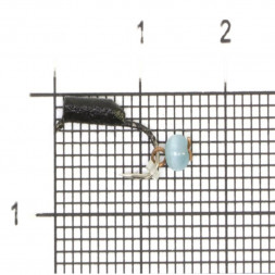 Мормышка вольфрамовая True Weight цена за 1 шт Гвоздешарик гв. d2 кош. глаз подвес голубой