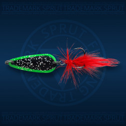 Блесна SPRUT Kataro Micro Spoon колеб. 30мм/3.2г/GRN